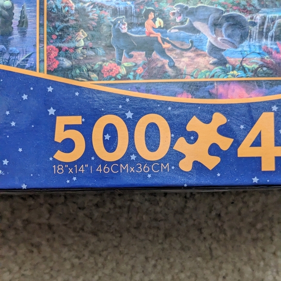 Thomas Kinkade Disney Puzzle Collection 4 500 Piece Jigsaw Puzzles - Picture 4 of 6